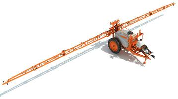 Farm Sprayer 3D rendering on white background photo