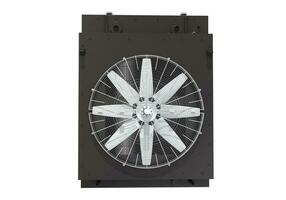 Engine Cooling System Radiator 3D rendering on white background photo