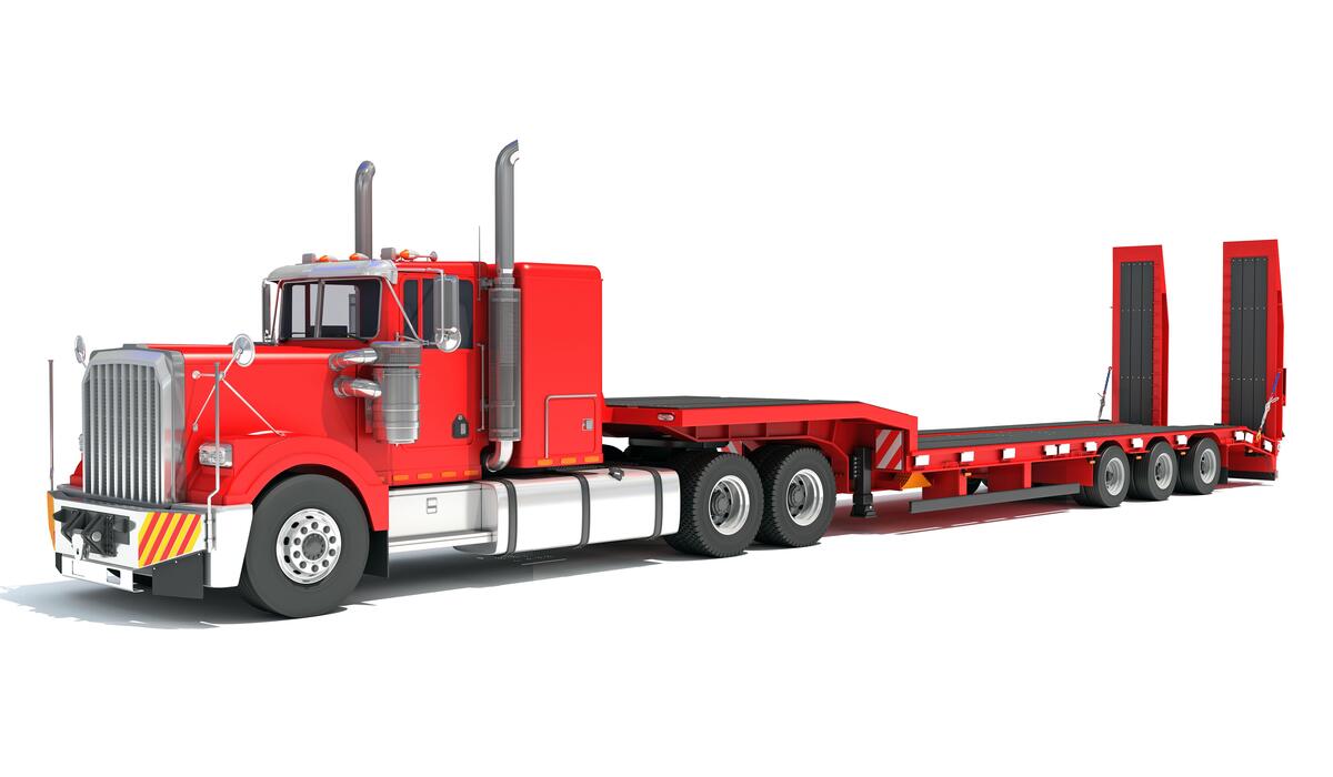 Truck Pulling Trailer Stock Photos, Images and Backgrounds for Free
