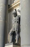 Moscow, Russia - 07.21.2021 - Shot of the elements of the Triumphal Arc. History photo