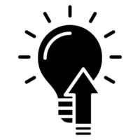 Lighting Upgrade icon line vector illustration