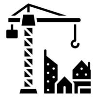 Construction icon line vector illustration