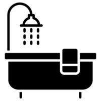 Bathroom Renovation icon line vector illustration