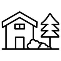 Sustainable Living icon line vector illustration