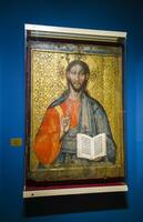 Minsk, Belarus - 12.12.2023 - Shot of the various pieces of art on the display of national Belarus gallery. Culture photo