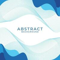 Abstract curved and wave lines background template vector