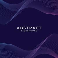 Abstract curved and wave lines background template vector