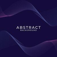 Abstract curved and wave lines background template vector