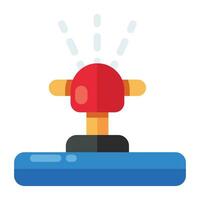 A unique design icon of joystick vector