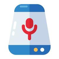 Perfect design icon of audio recording device vector