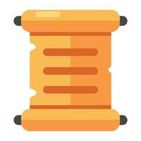 Modern design icon of scroll letter vector