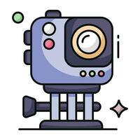 Vector design of camera, photographic equipment