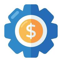 Trendy design icon of money management vector