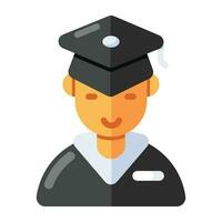 Trendy vector design of graduate