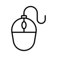 computer mouse icon vector design template simple and clean