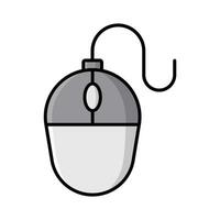 computer mouse icon vector design template simple and clean