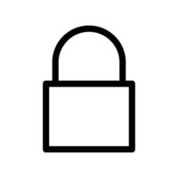 Padlock icon vector design templates