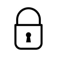 Padlock icon vector design templates