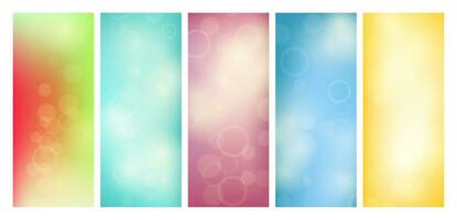 Abstract background with blur bokeh light effect vector