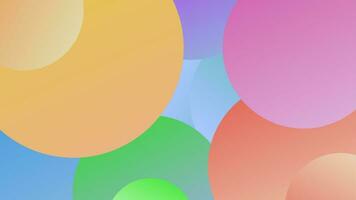 colorful abstract background composed of circle shapes vector