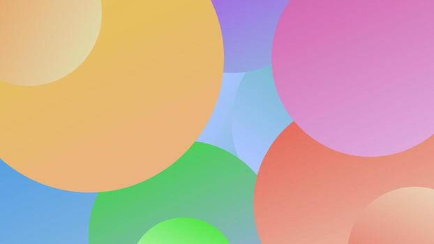colorful abstract background composed of circle shapes vector