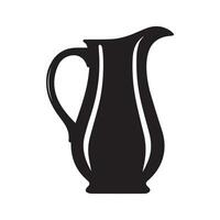 Jug icon isolated on white background. Vector illustration.