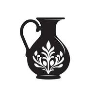 Jug icon isolated on white background. Vector illustration.