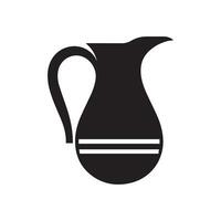 Jug icon isolated on white background. Vector illustration.