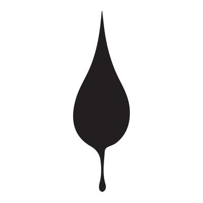 Paint drips black vector. Isolated on a white background design.