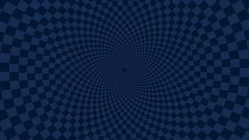 Abstract spiral dotted dark blue vortex background. vector