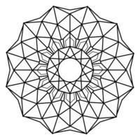 mandala coloring pages - easy mandala coloring page - simple mandala coloring page - coloring page vector