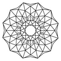 mandala coloring pages - easy mandala coloring page - simple mandala coloring page - coloring page vector