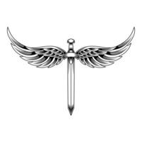 sword with wings vector