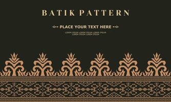 luxury and elegant vector batik pattern template vector