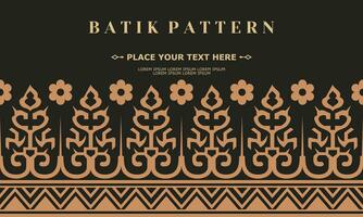 luxury and elegant vector batik pattern template vector
