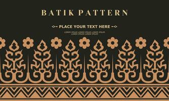 luxury and elegant vector batik pattern template vector