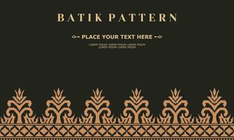 luxury and elegant vector batik pattern template vector