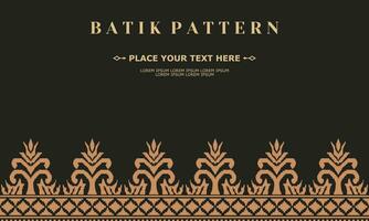 luxury and elegant vector batik pattern template vector