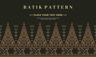 luxury and elegant vector batik pattern template vector