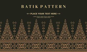 luxury and elegant vector batik pattern template vector