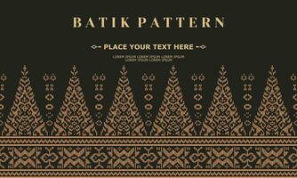 luxury and elegant vector batik pattern template vector