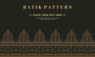 luxury and elegant vector batik pattern template vector