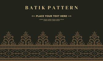 luxury and elegant vector batik pattern template vector