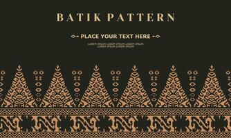 luxury and elegant vector batik pattern template vector