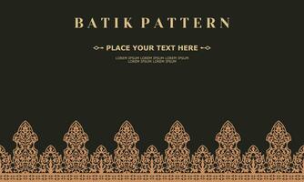 luxury and elegant vector batik pattern template vector