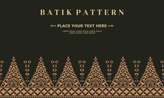 luxury and elegant vector batik pattern template vector