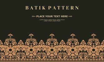 luxury and elegant vector batik pattern template vector