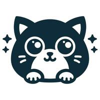 Free vector cute cat sitting cartoon vector icon illustration