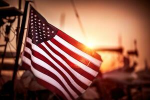 bandera de estados unidos de america foto