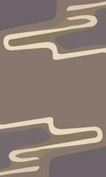 Aesthetic brown abstract background with copy space area. Suitable for poster and banner vector